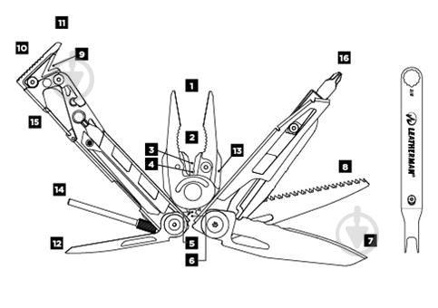 Мультитул Leatherman Mut (чохол Molle) 850012N - фото 2 Мультитул Leatherman Mut (чохол Molle) 850012N - фото 2