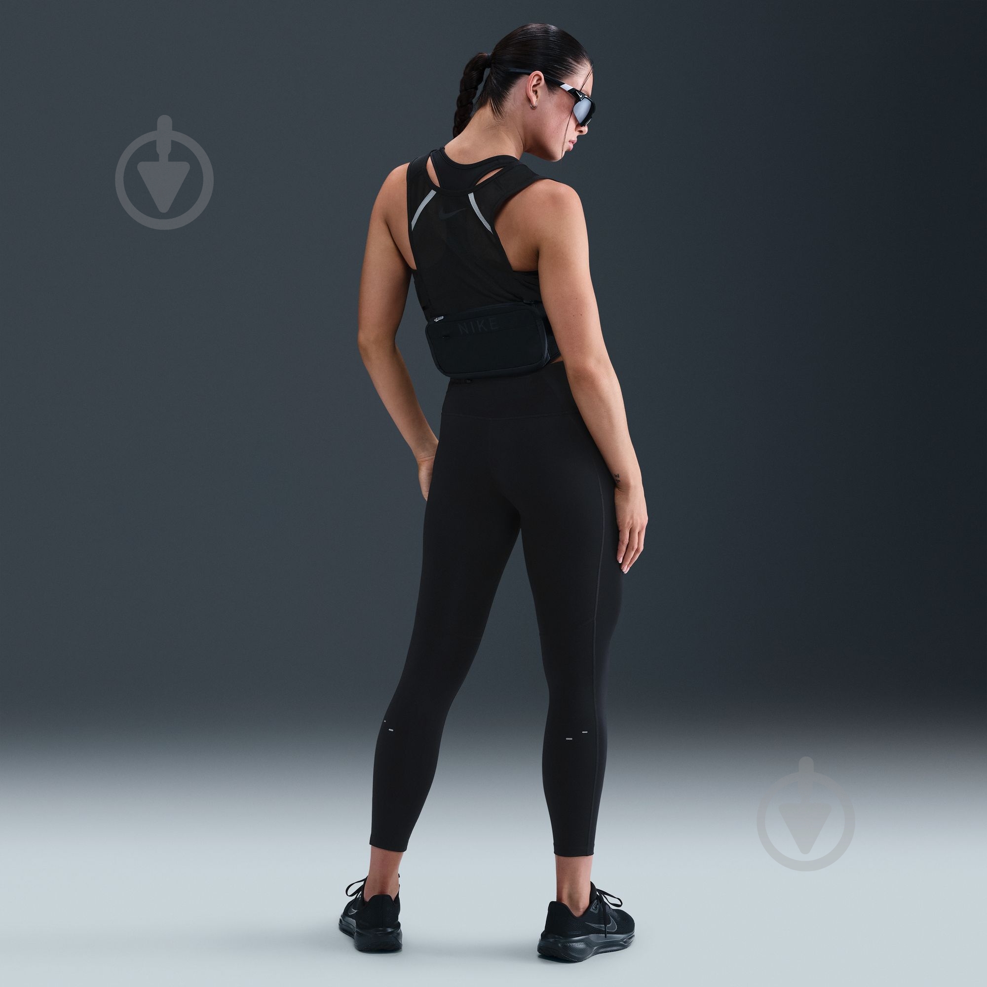 Тайтсы Nike W NK DF TEMPO HR 7/8 TGT SWHBR HV2304-010 р.XS черный - фото 5