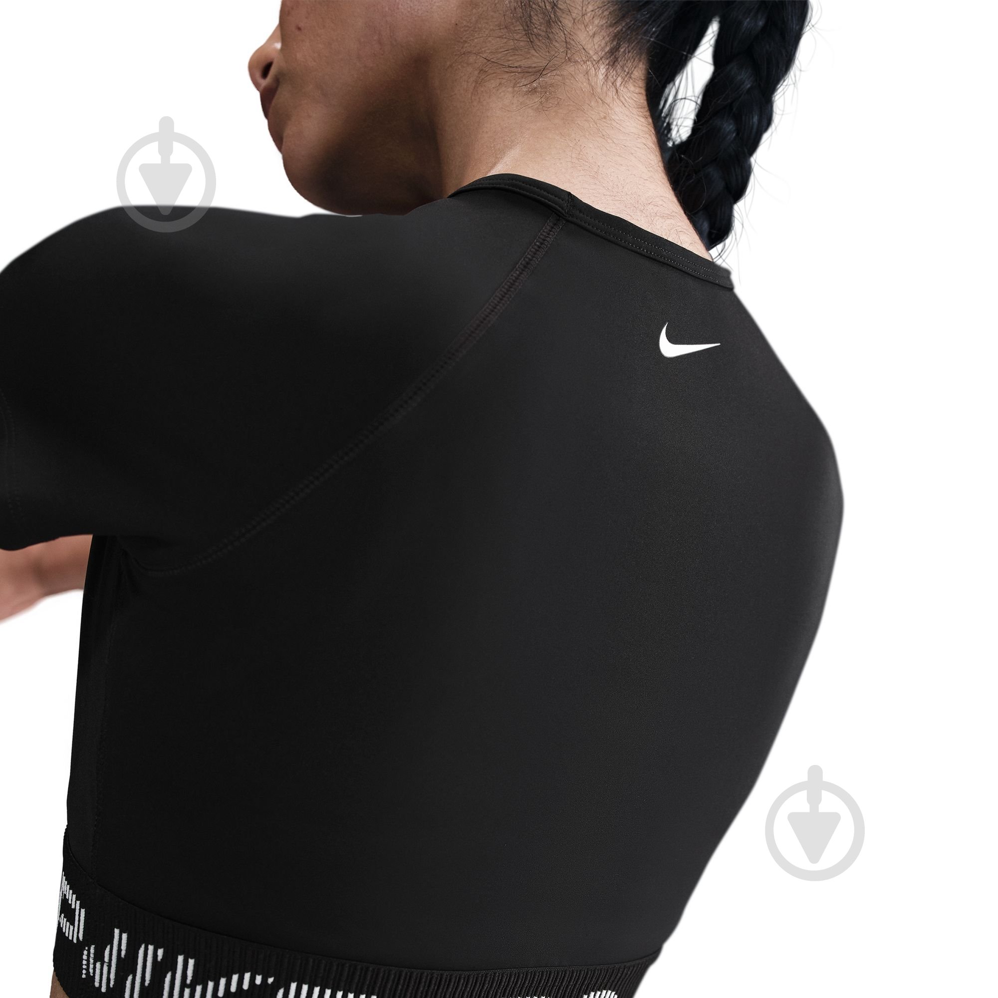 Топ Nike W NP DF SS TOP TT GRX HV3673-010 р.L черный - фото 5