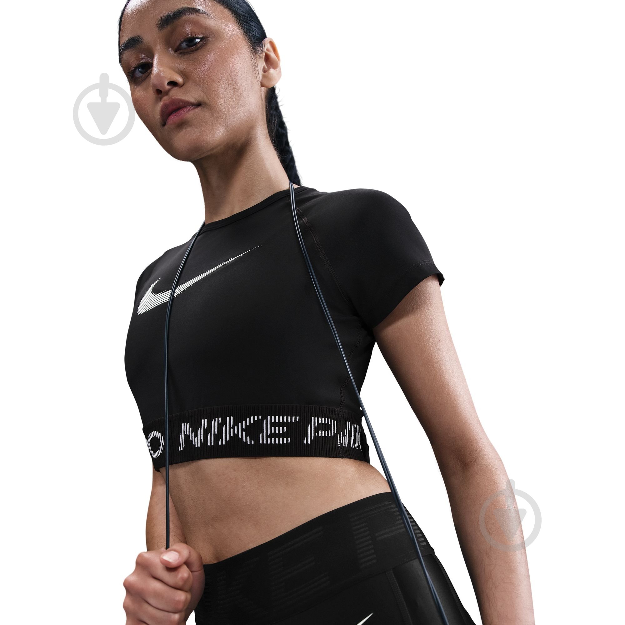 Топ Nike W NP DF SS TOP TT GRX HV3673-010 р.M чорний - фото 6 Топ Nike W NP DF SS TOP TT GRX HV3673-010 р.M чорний - фото 6