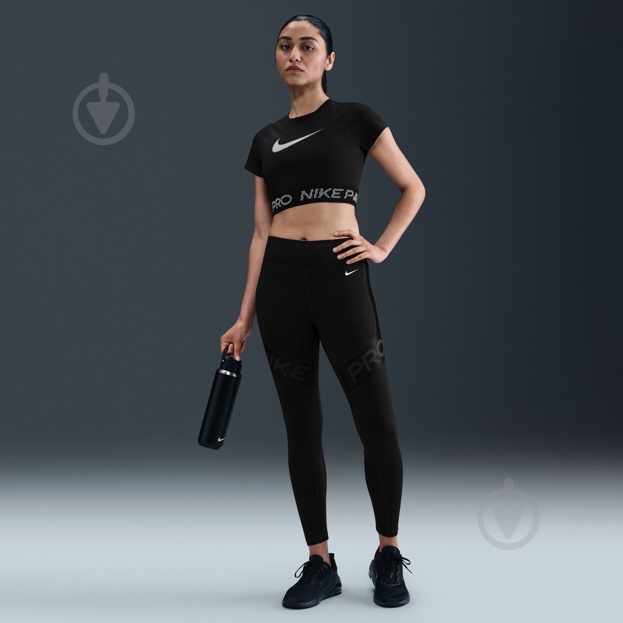 Топ Nike W NP DF SS TOP TT GRX HV3673-010 р.M чорний - фото 8 Топ Nike W NP DF SS TOP TT GRX HV3673-010 р.M чорний - фото 8