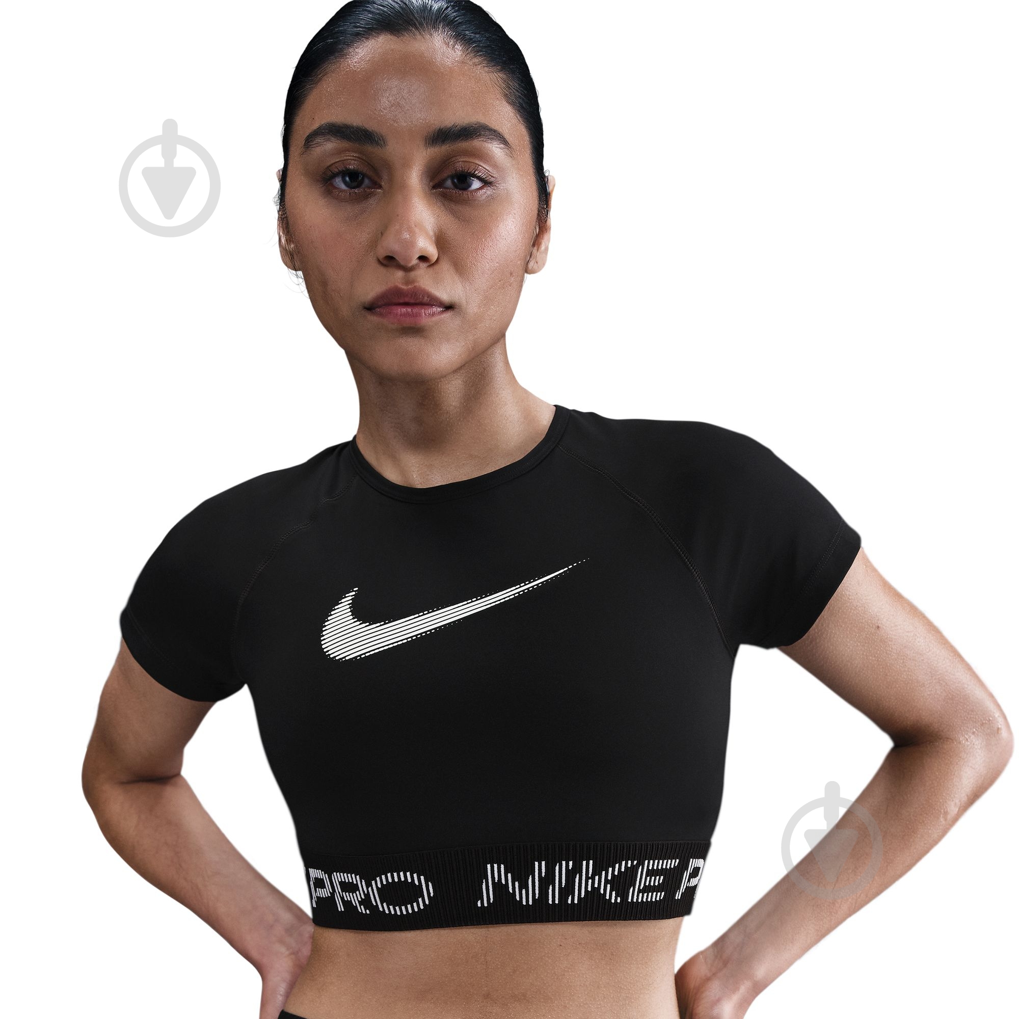 Топ Nike W NP DF SS TOP TT GRX HV3673-010 р.XS черный - фото 4 Топ Nike W NP DF SS TOP TT GRX HV3673-010 р.XS черный - фото 4