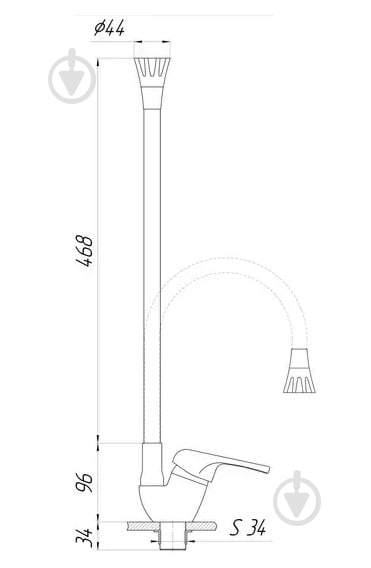 Змішувач для кухні DOMINO BLITZ DBC-203SA-K15 - фото 8