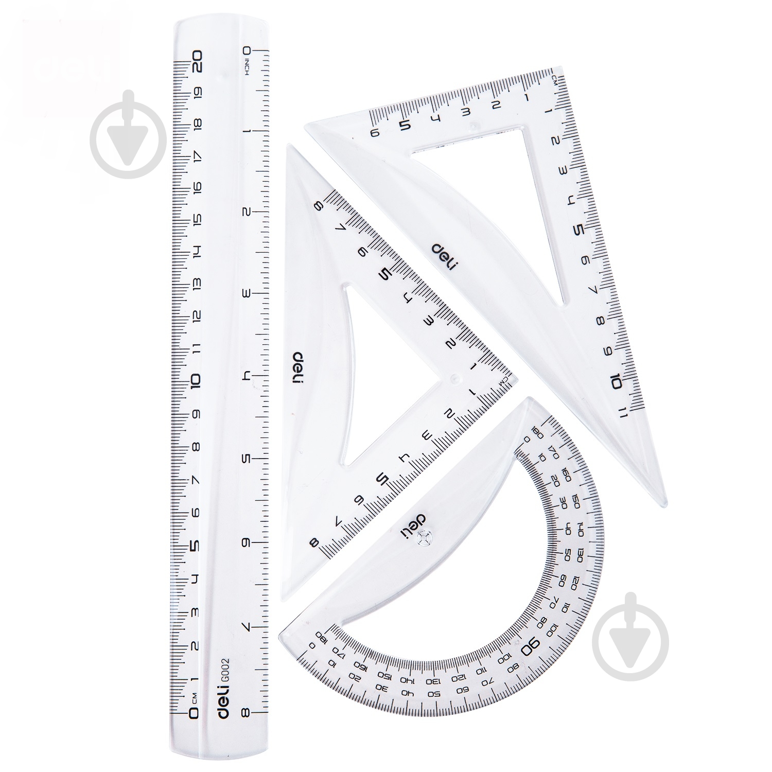 Набор линеек 4 предмета G00412 Deli - фото 2