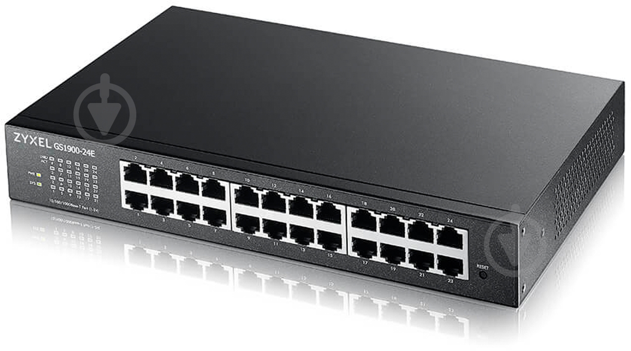 Коммутатор Zyxel GS1900-24E (GS1900-24E-EU0102F) - фото 1 Коммутатор Zyxel GS1900-24E (GS1900-24E-EU0102F) - фото 1