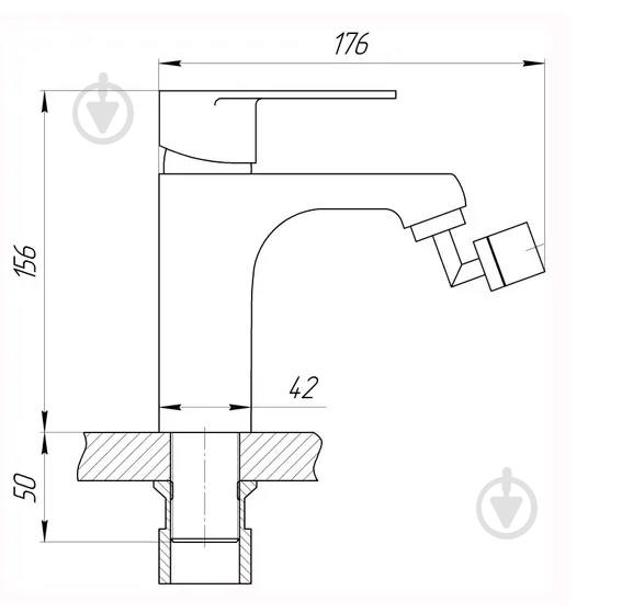 Смеситель для биде DOMINO Dionis DDD-106 - фото 8 Смеситель для биде DOMINO Dionis DDD-106 - фото 8