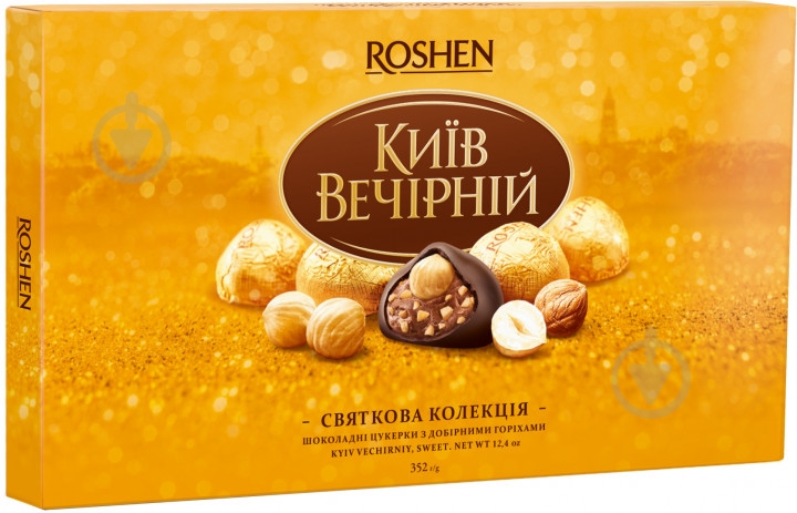 Конфеты Roshen Киев вечерний 352 г (4823077620737) - фото 1