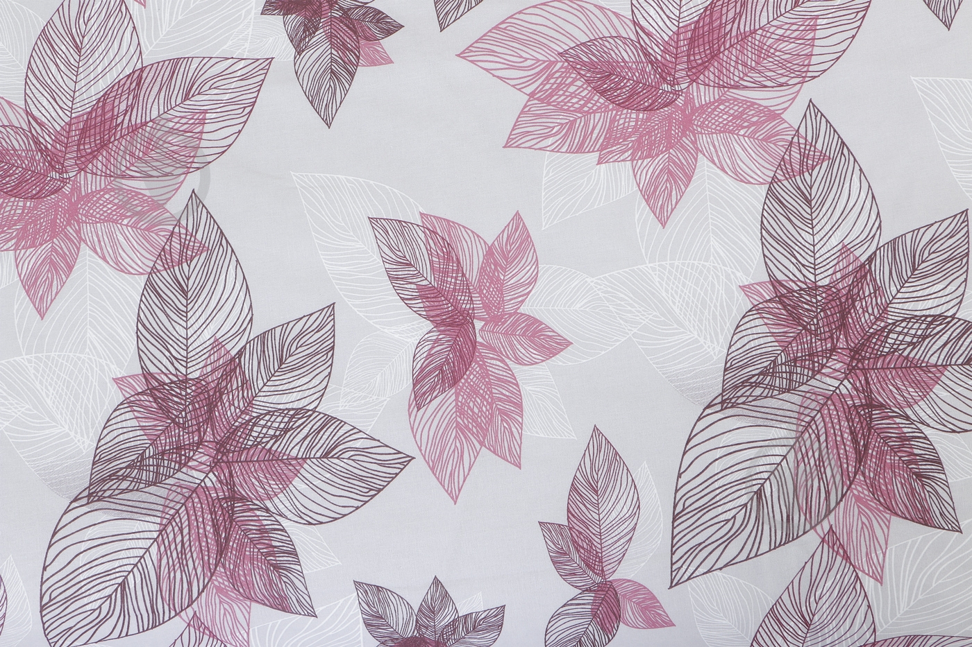 Комплект постільної білизни Leaf 1,5 рожевий із сірим UP! (Underprice) - фото 2 Комплект постільної білизни Leaf 1,5 рожевий із сірим UP! (Underprice) - фото 2