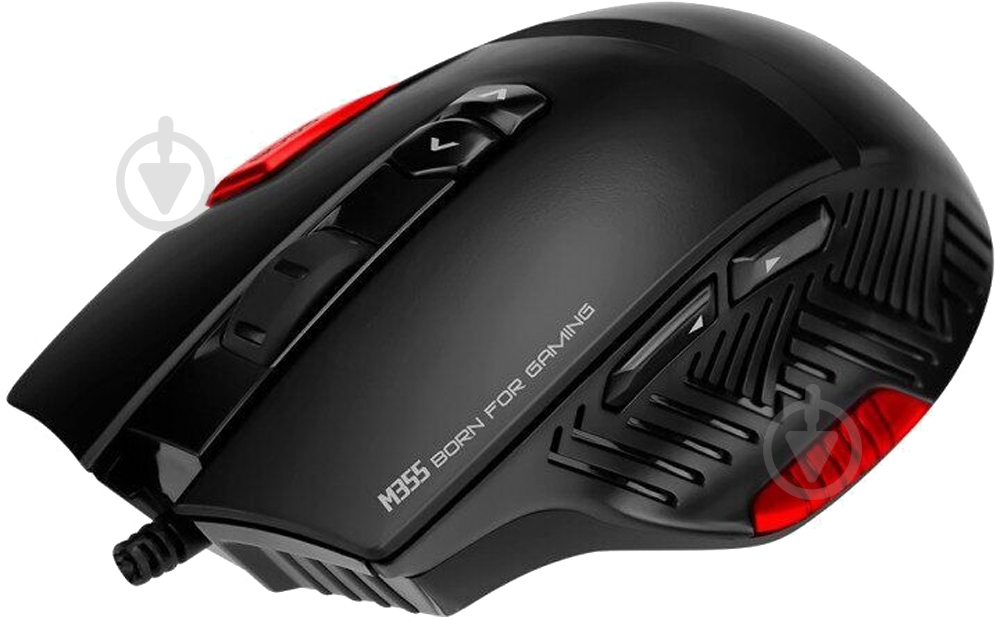 Мышка Marvo M355 7 colors-LED Black + коврик G1 - фото 6