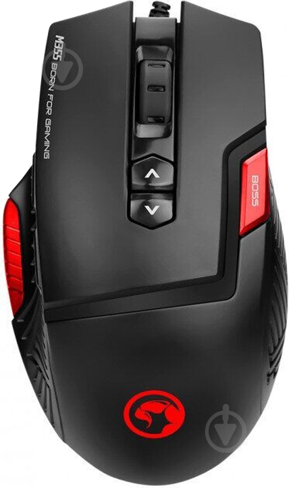Мышка Marvo M355 7 colors-LED Black + коврик G1 - фото 2