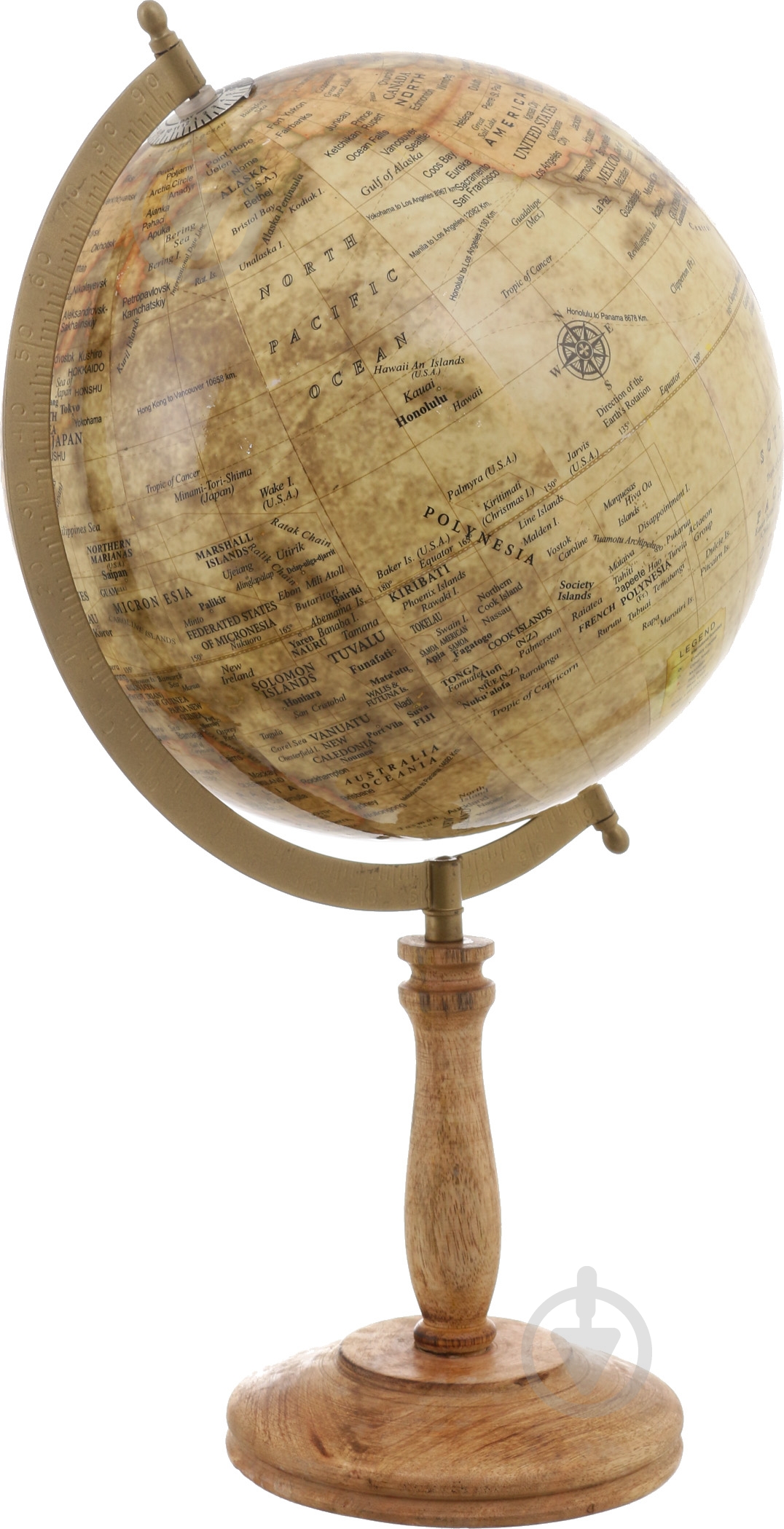 Статуэтка глобус 43х21,5х21,5 см в ассортименте - фото 6