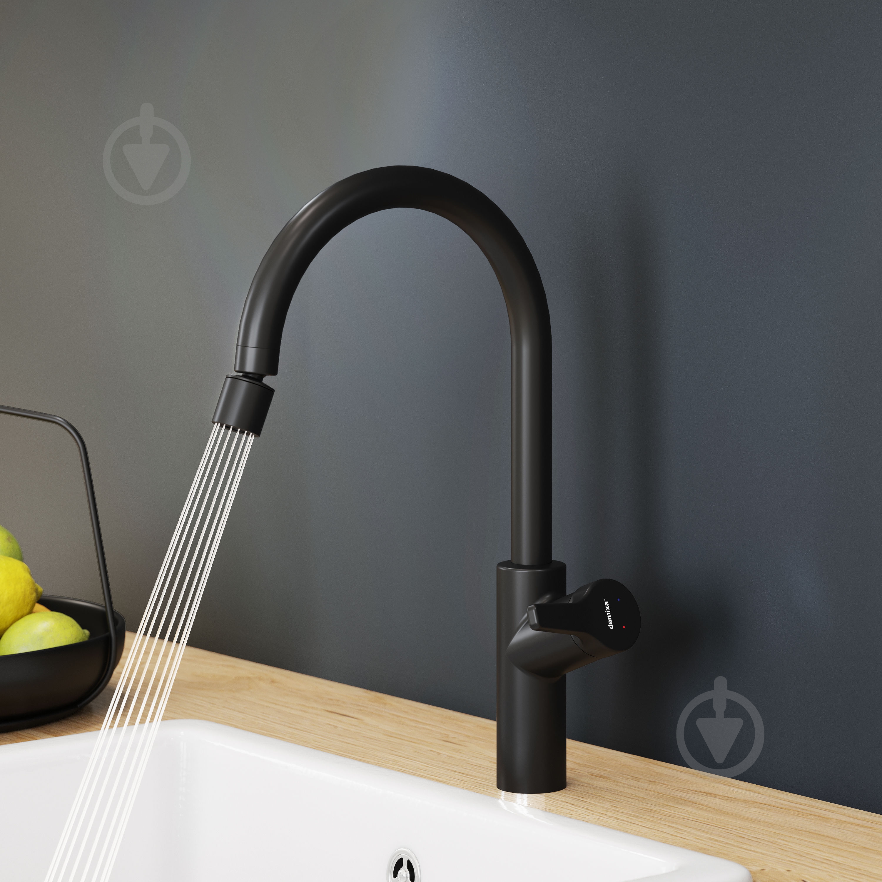 Смеситель для кухни AM.PM с двухрежимным регулируемым аэратором DX310722300 Eclipse - фото 2