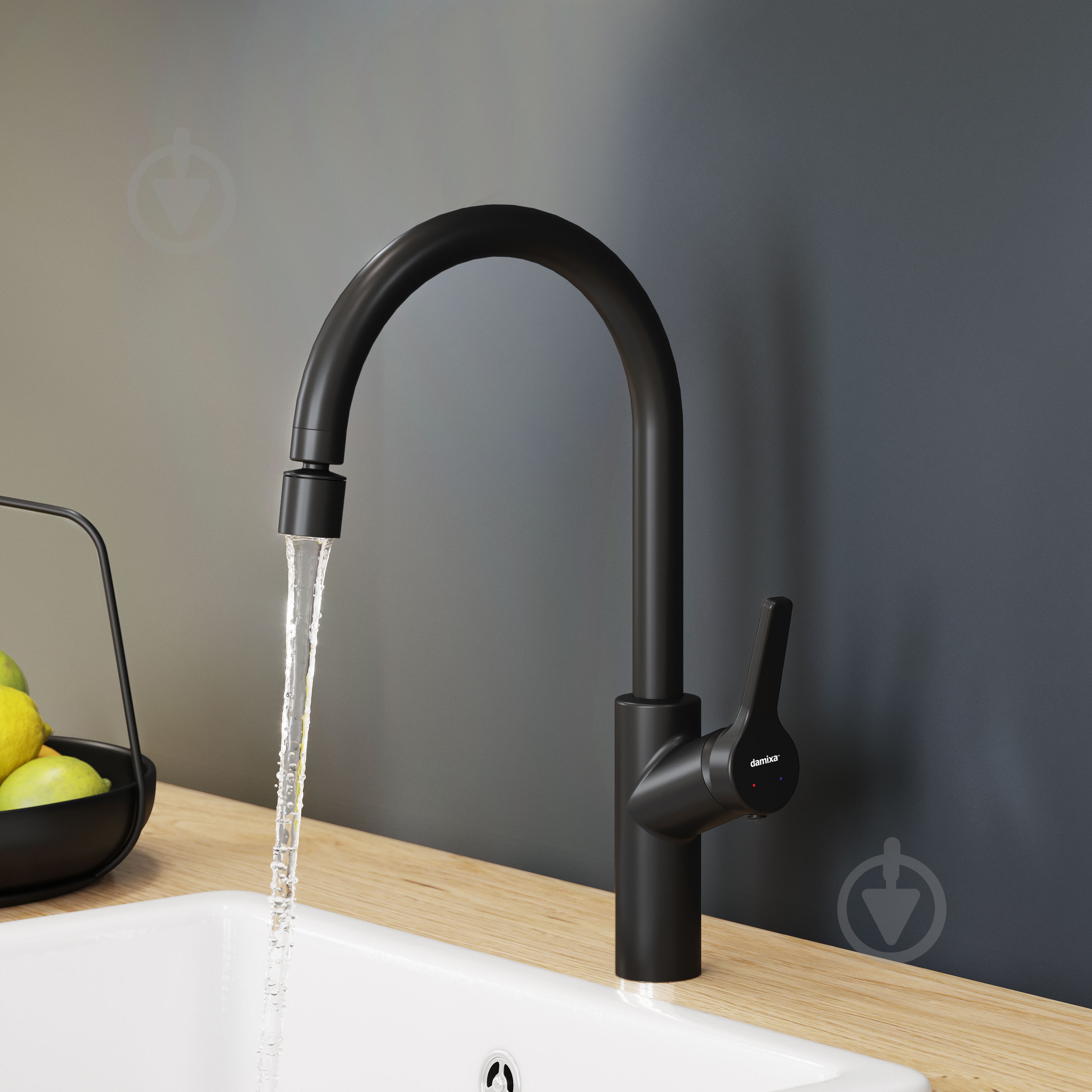 Смеситель для кухни AM.PM с двухрежимным регулируемым аэратором DX310722300 Eclipse - фото 3