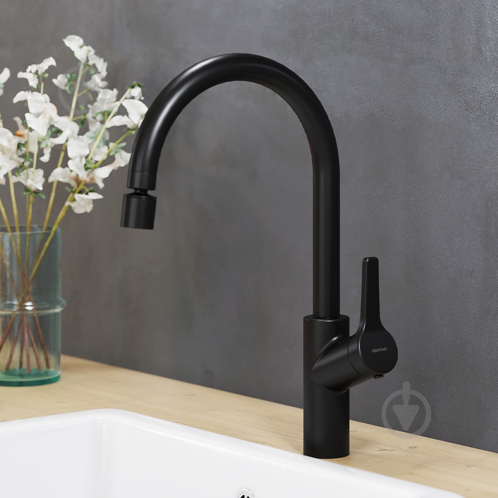 Смеситель для кухни AM.PM с двухрежимным регулируемым аэратором DX310722300 Eclipse - фото 4