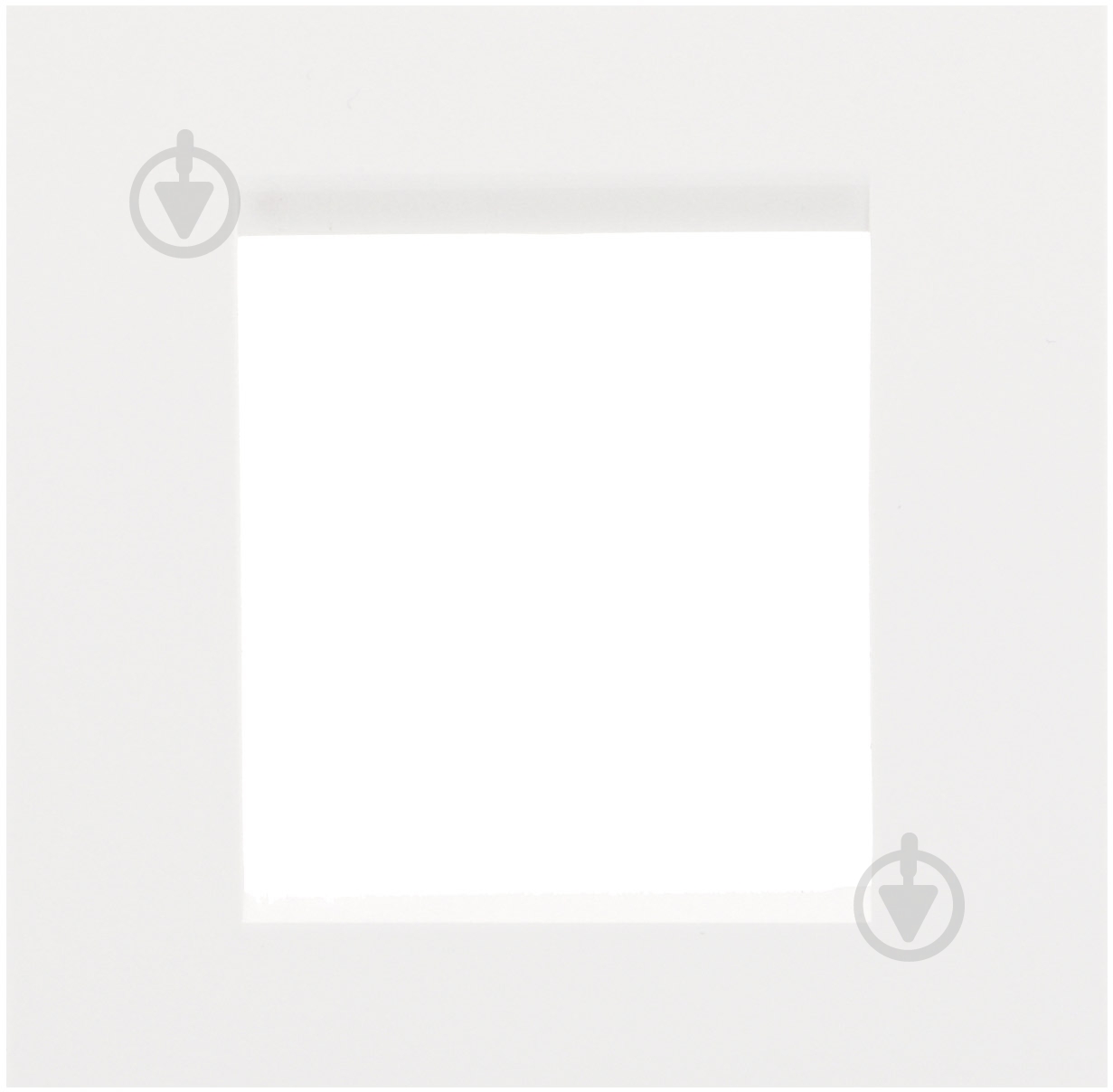 Рамка модульная TEM MODUL line 2M горизонтальная белый 4324253 - фото 1