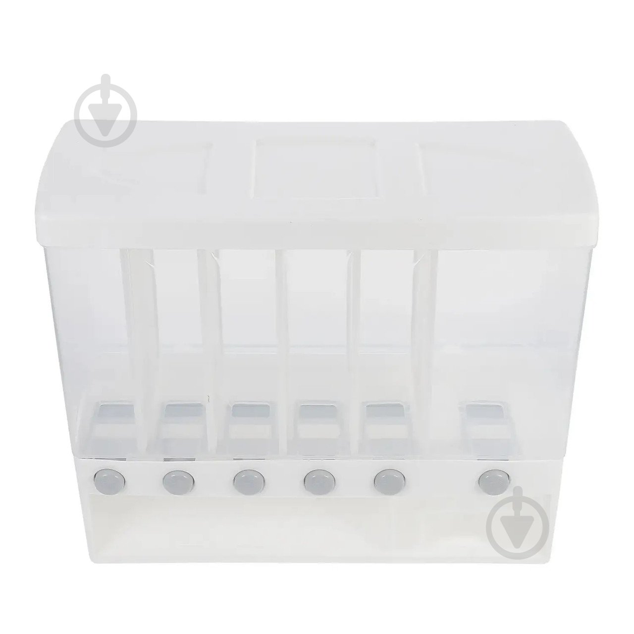 Ємність для сипучих Supretto з 6 відсіками прозорий (8380) - фото 1 Ємність для сипучих Supretto з 6 відсіками прозорий (8380) - фото 1