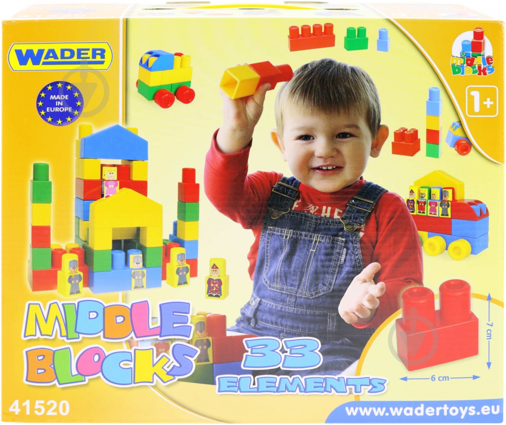 Конструктор Wader Middle blocks 41520 - фото 1 Конструктор Wader Middle blocks 41520 - фото 1