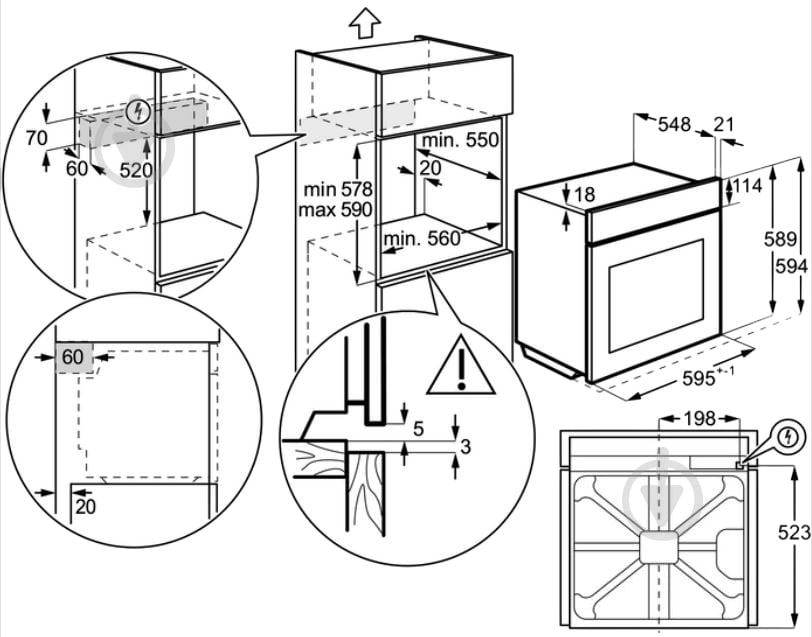 Духовой шкаф Electrolux OKC8H31V - фото 42