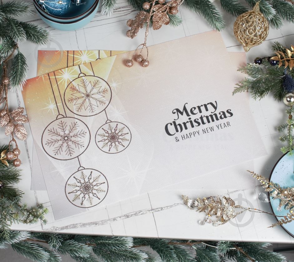 Килимок для сервірування Christmas Shine 45x30 см - фото 2