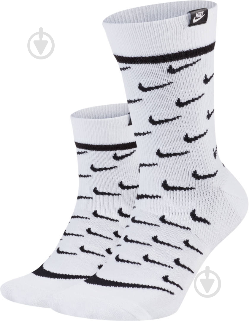 Носки Nike U SNKR SOX CREW CK5607-100 р.L белый 2 шт. - фото 1