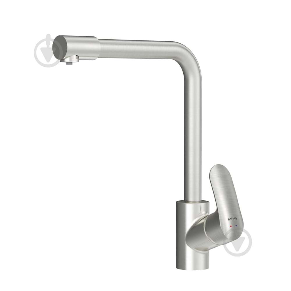 Смеситель для кухни AM.PM с каналом для питьевой воды L-излив сатин F8005711 Like - фото 1 Смеситель для кухни AM.PM с каналом для питьевой воды L-излив сатин F8005711 Like - фото 1