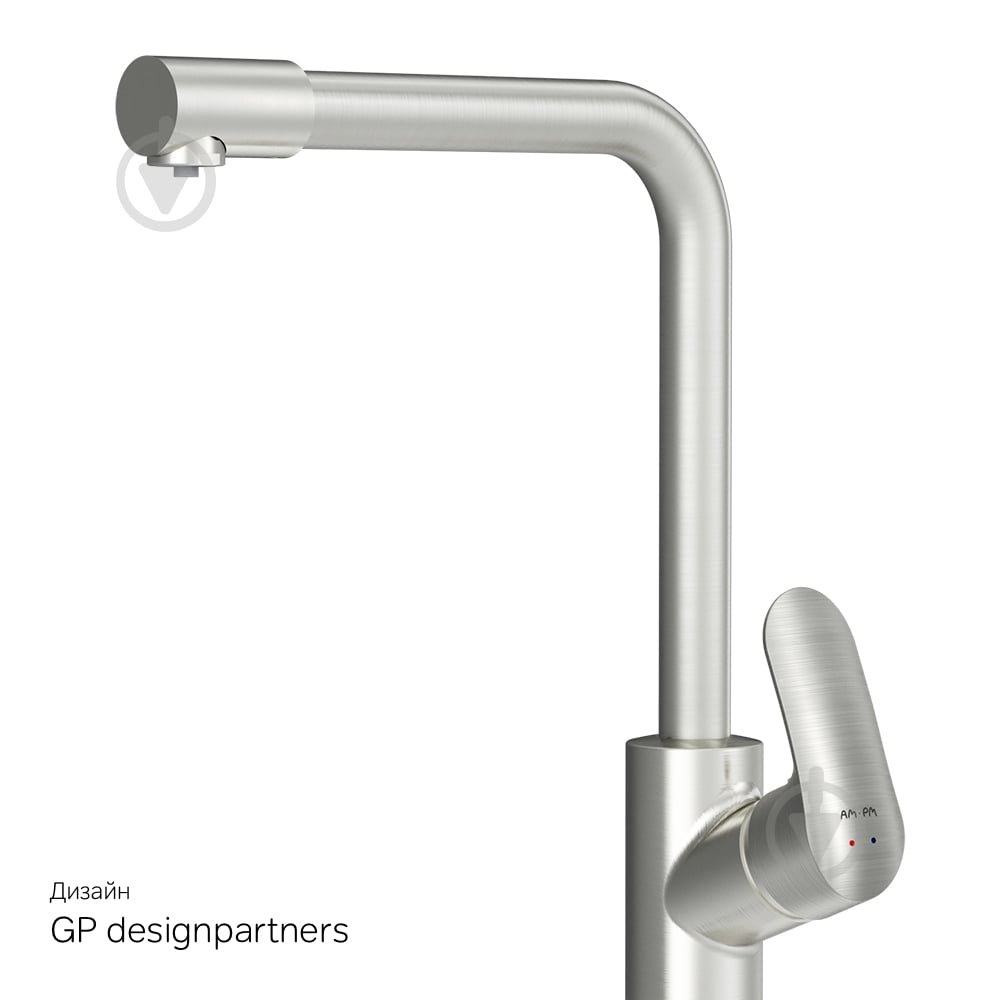 Смеситель для кухни AM.PM с каналом для питьевой воды L-излив сатин F8005711 Like - фото 8 Смеситель для кухни AM.PM с каналом для питьевой воды L-излив сатин F8005711 Like - фото 8