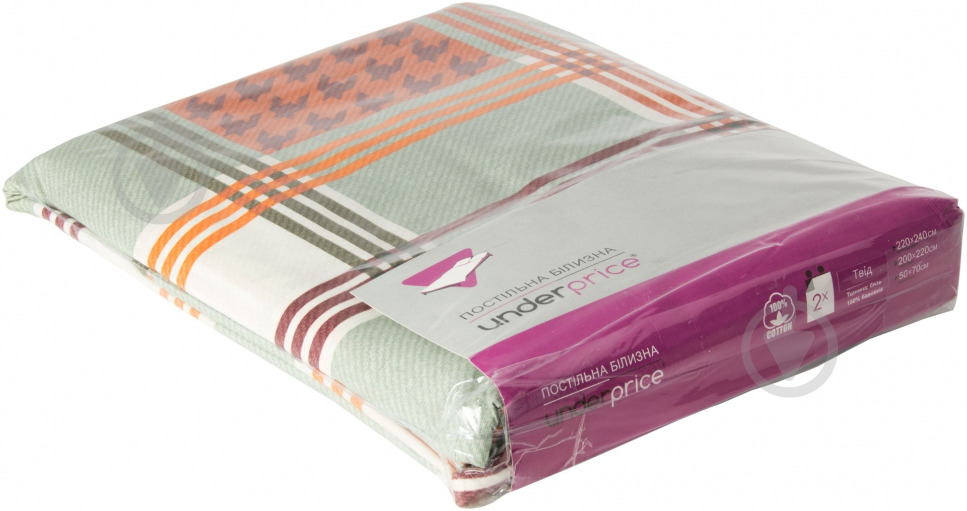 Комплект постельного белья Твід 2,0 серый UP! (Underprice) - фото 3