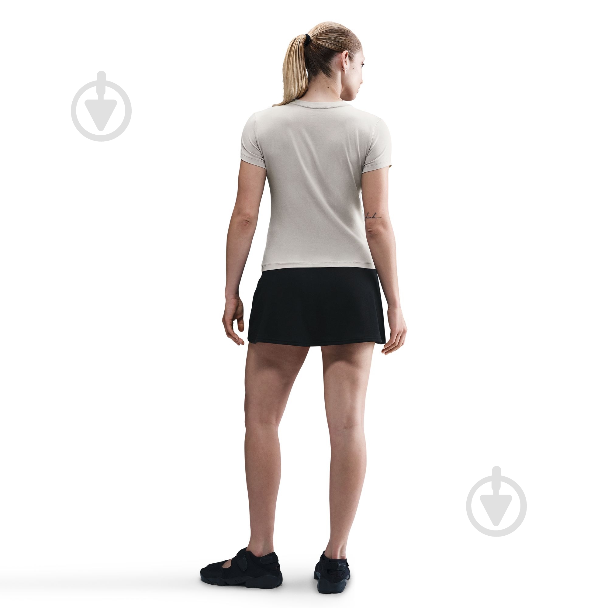 Футболка Nike W NSW NK CHLL KNT MD CRP FV5508-009 р.M бежевий - фото 3 Футболка Nike W NSW NK CHLL KNT MD CRP FV5508-009 р.M бежевий - фото 3