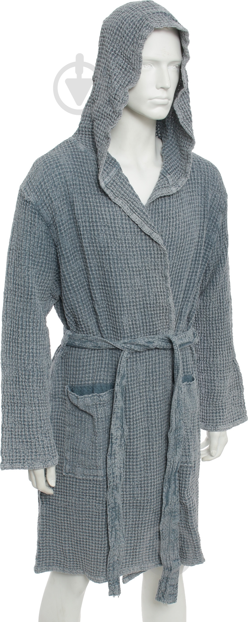 Халат чоловічий Home Line Stonewashed р. L сірий - фото 4