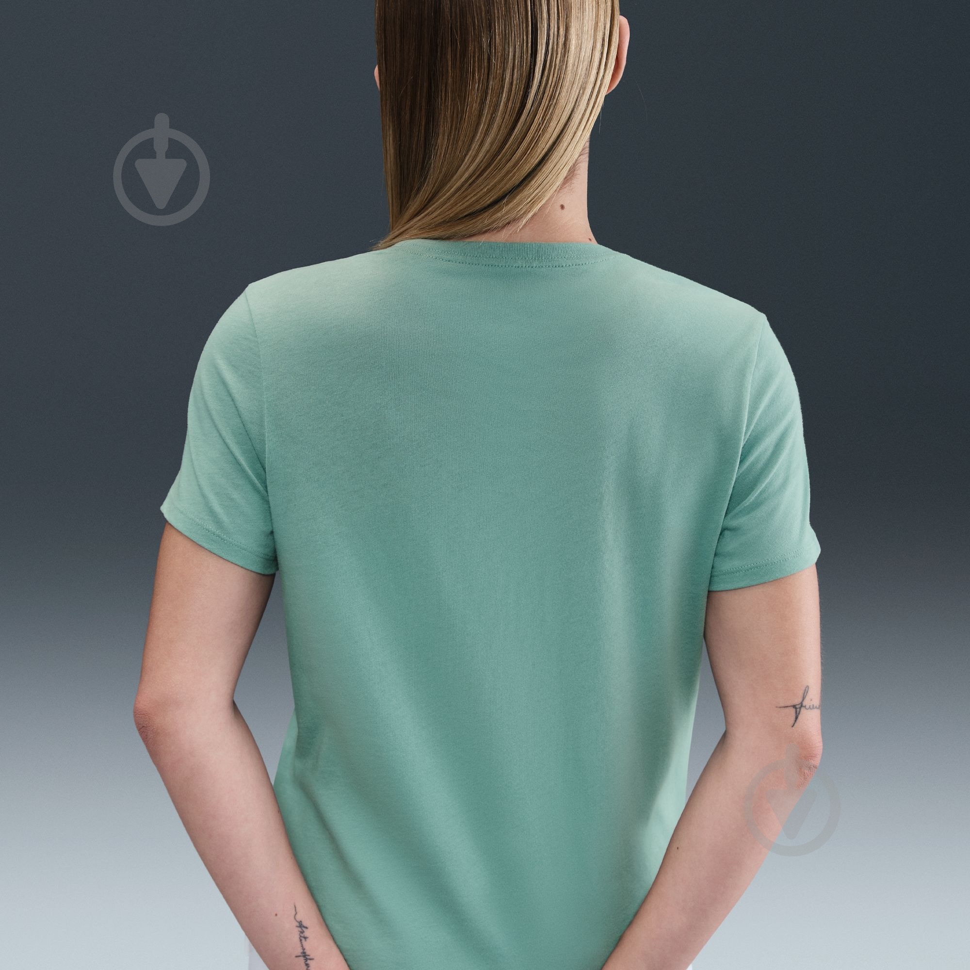 Футболка Nike W NSW CLUB SS TEE DX7902-017 р.S зелений - фото 10