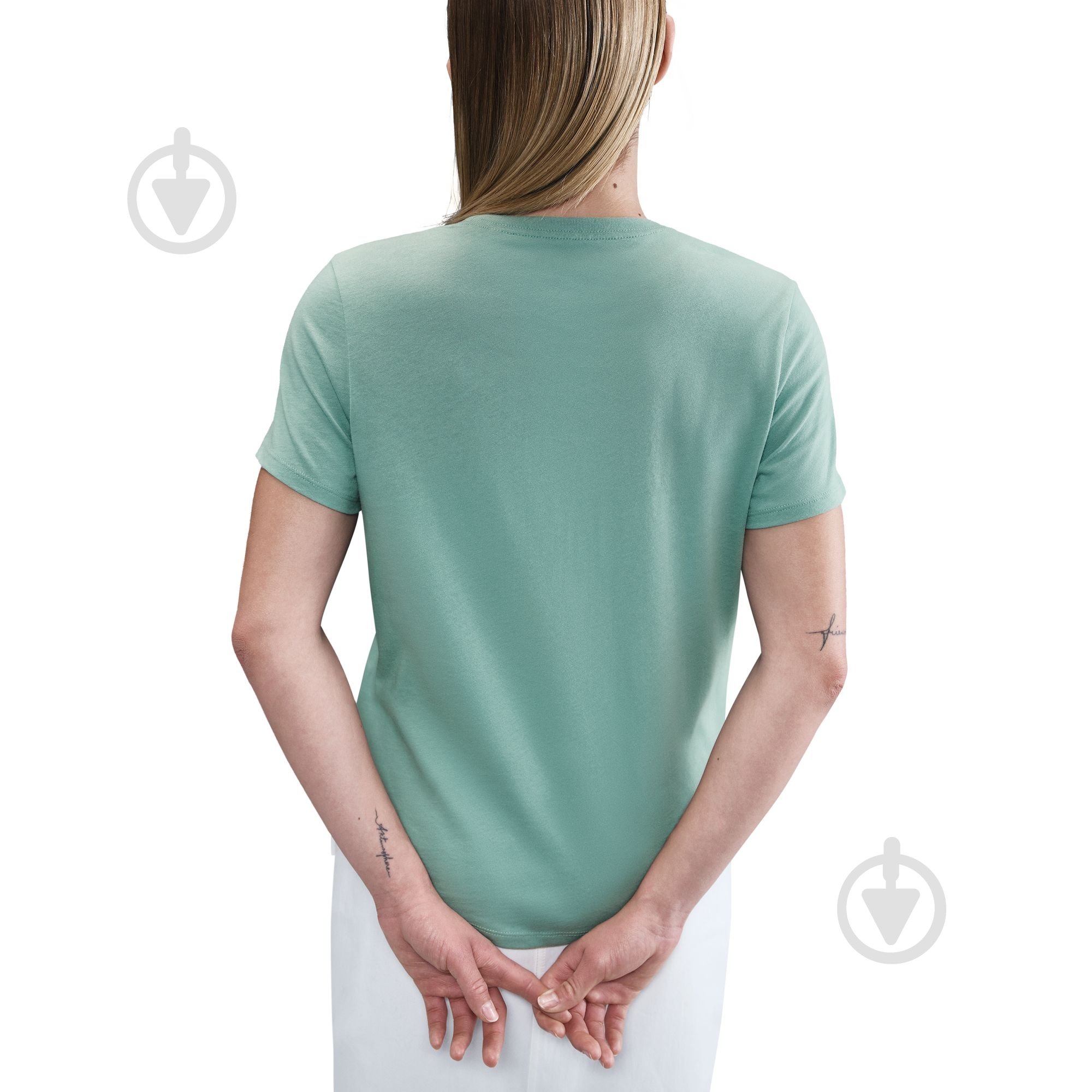 Футболка Nike W NSW CLUB SS TEE DX7902-017 р.S зелений - фото 5