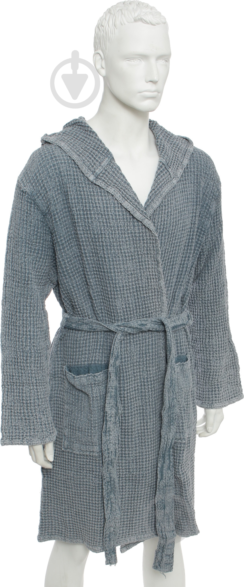 Халат чоловічий Home Line Stonewashed р. XL сірий - фото 3