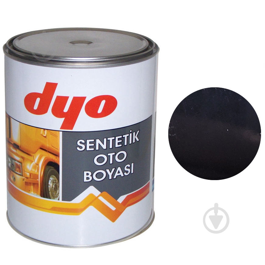 Автоемаль алкідна 601 чорна Dyo 1000 мл - фото 1