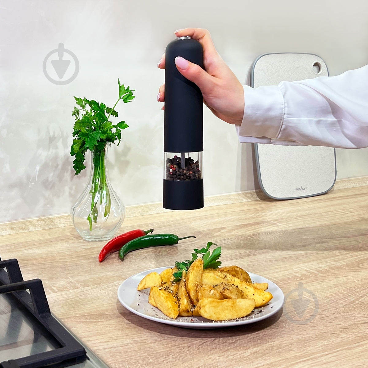 Электромельница MVM KP-57 Black - фото 8