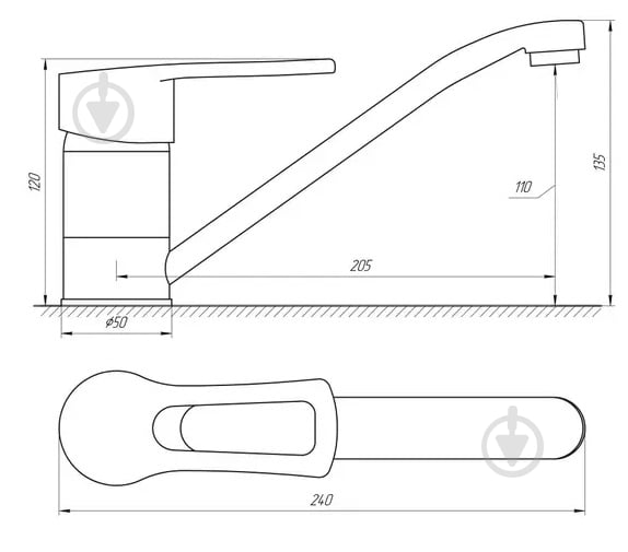 Смеситель для кухни DOMINO SIRIUS DSV-203 - фото 4 Смеситель для кухни DOMINO SIRIUS DSV-203 - фото 4