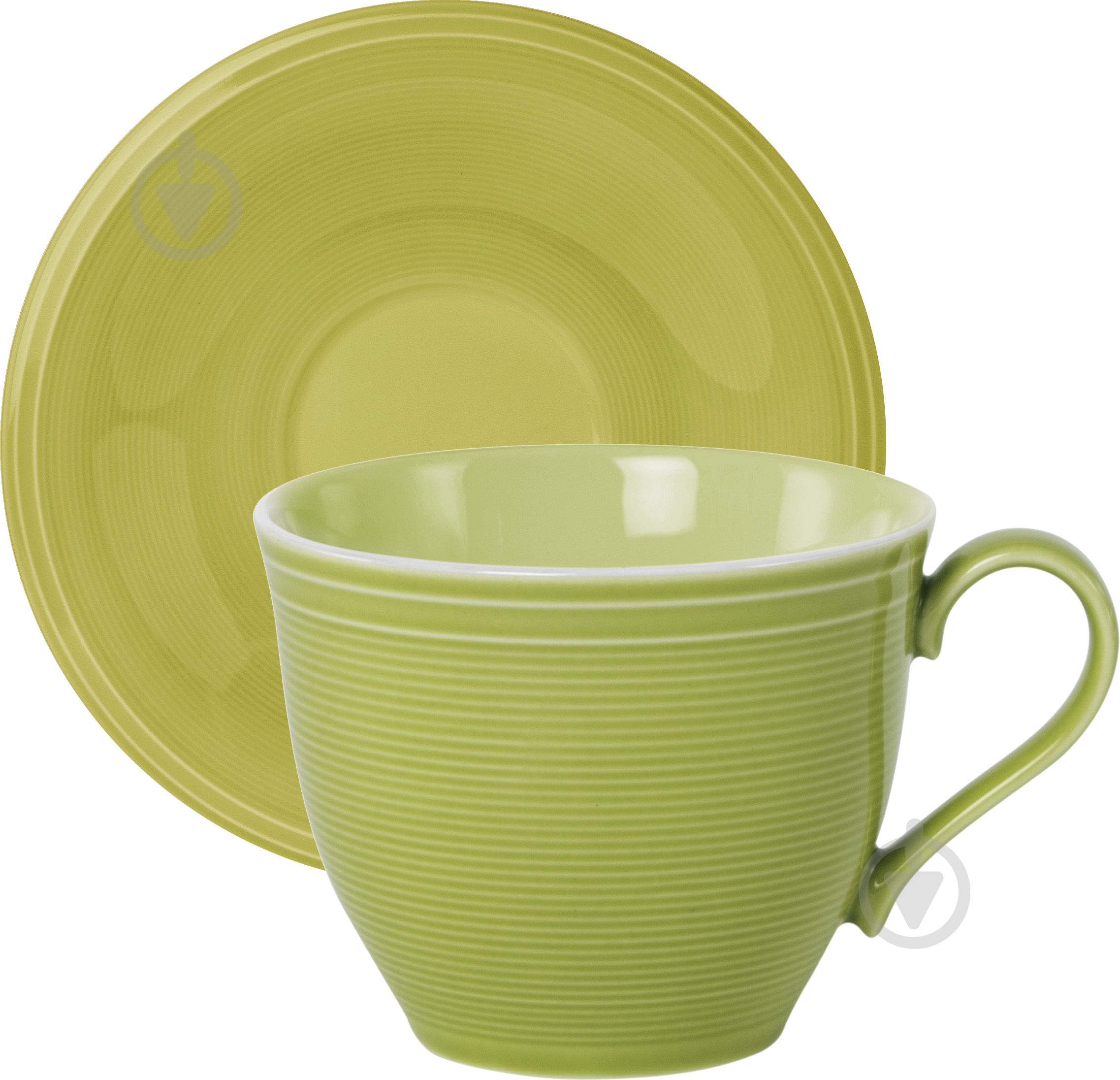 Чашка с блюдцем Rhythm Leaf 220 мл - фото 1 Чашка с блюдцем Rhythm Leaf 220 мл - фото 1