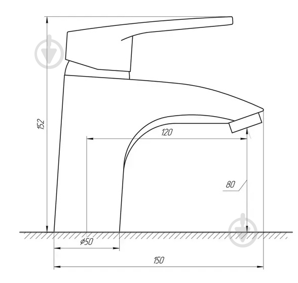 Змішувач для умивальника DOMINO SIRIUS DSV-401 - фото 4