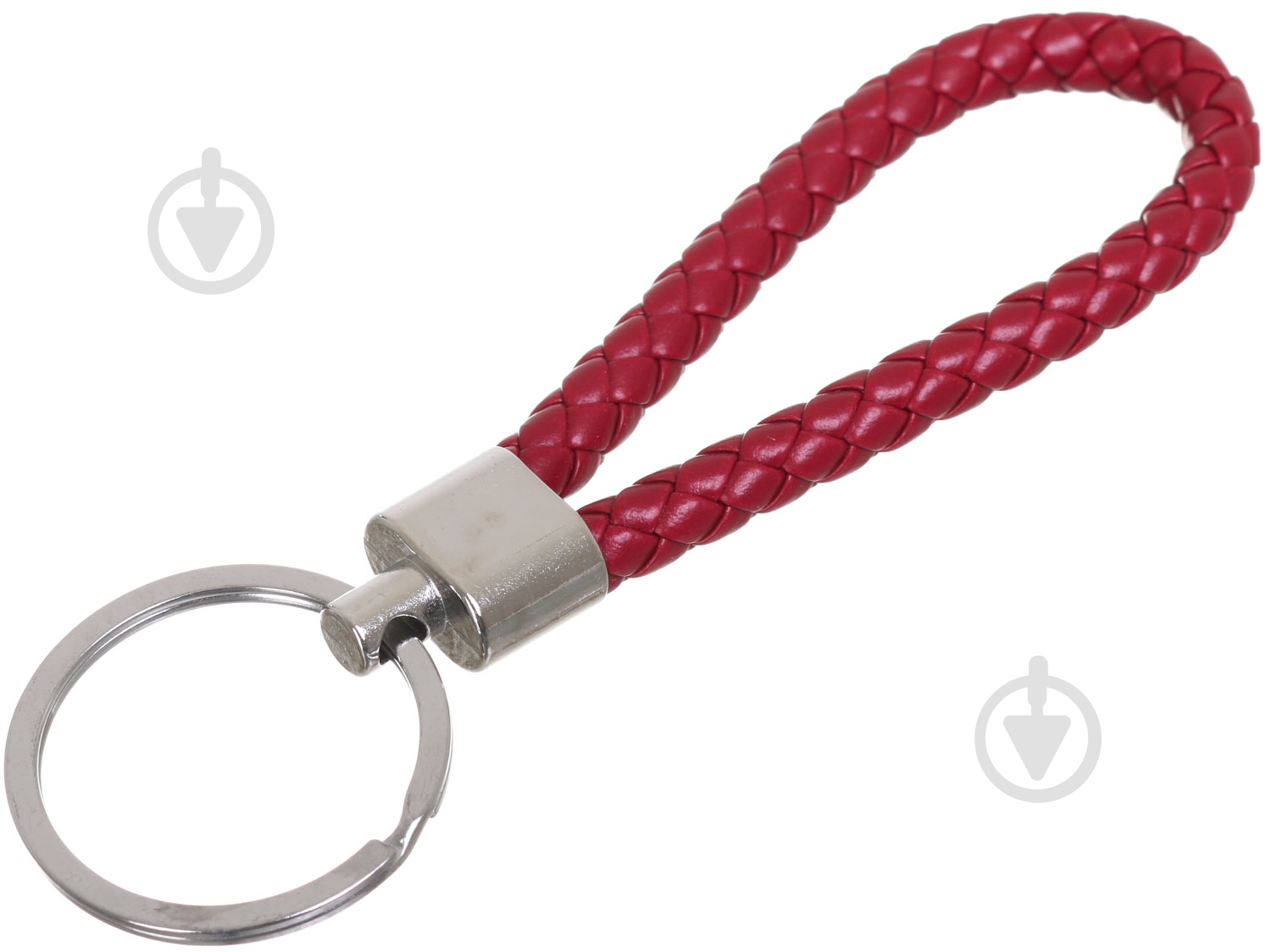 Брелок для ключей с кольцом красный - фото 1