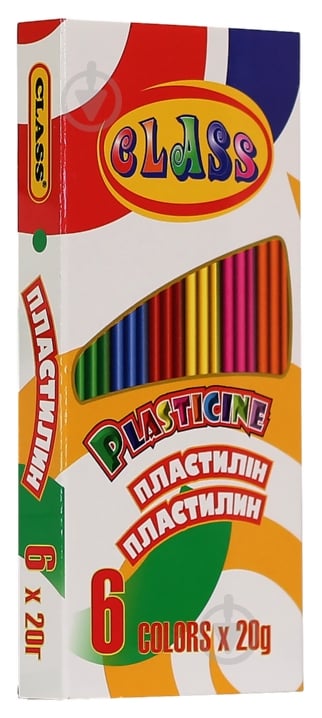 Пластилин Class 6 цветов 120 г - фото 2 Пластилин Class 6 цветов 120 г - фото 2