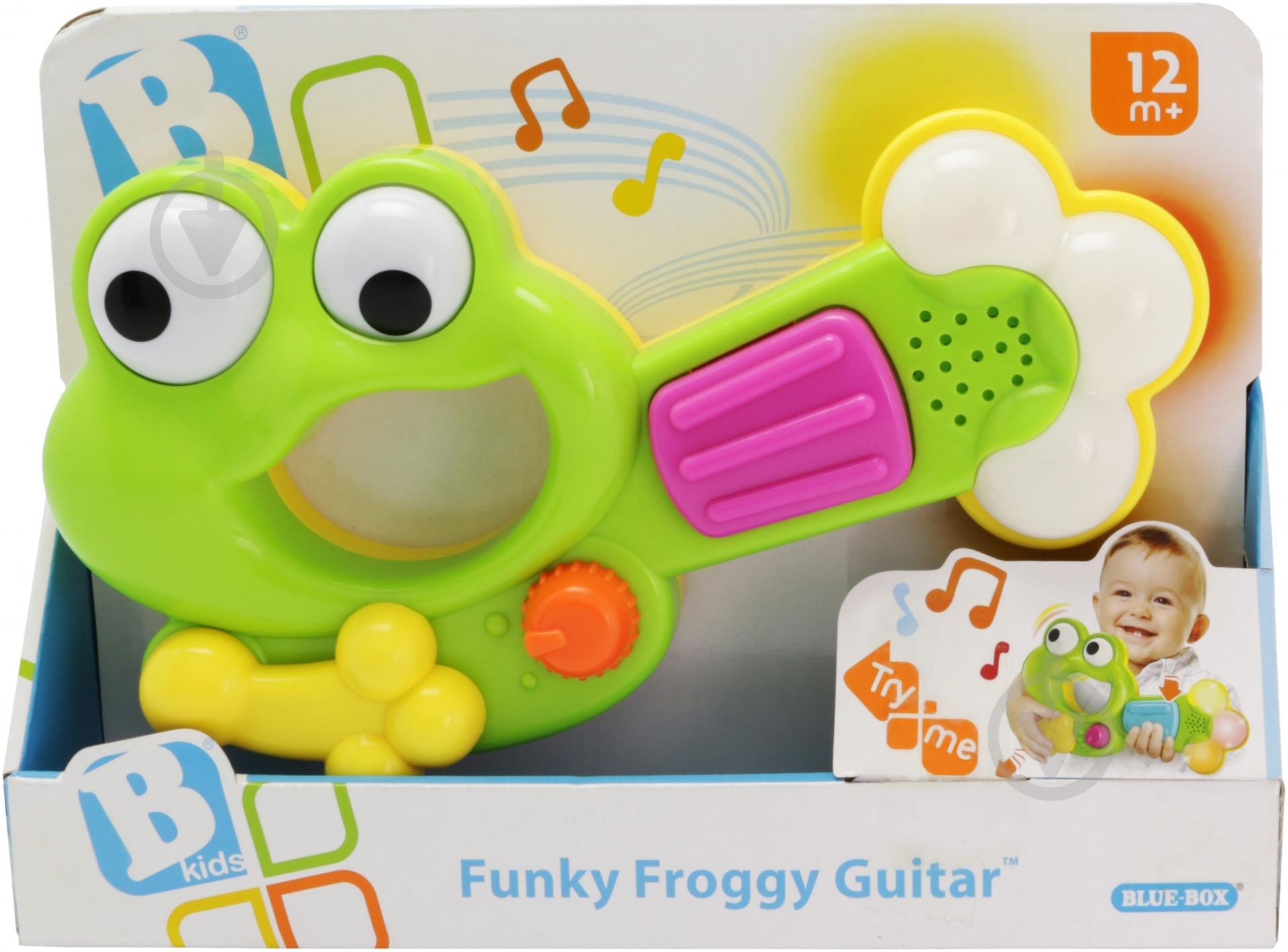 Игрушка развивающая B kids Лягушонок-гитара музыкальная 04159 - фото 2 Игрушка развивающая B kids Лягушонок-гитара музыкальная 04159 - фото 2