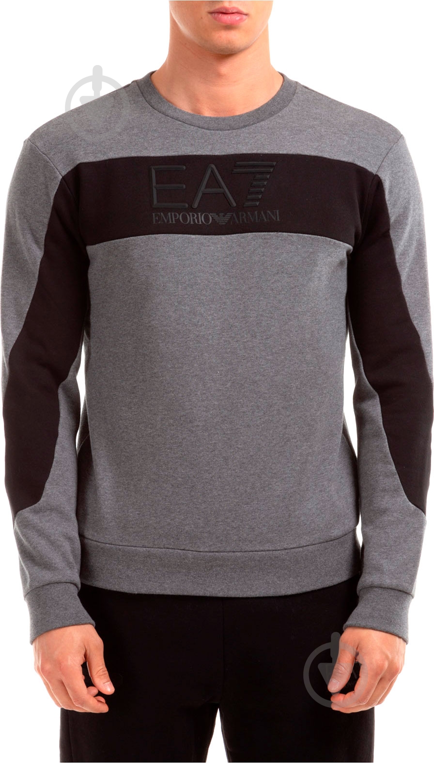 Свитшот EA7 6HPM84-PJ07Z-3925 р. M серый - фото 1 Свитшот EA7 6HPM84-PJ07Z-3925 р. M серый - фото 1