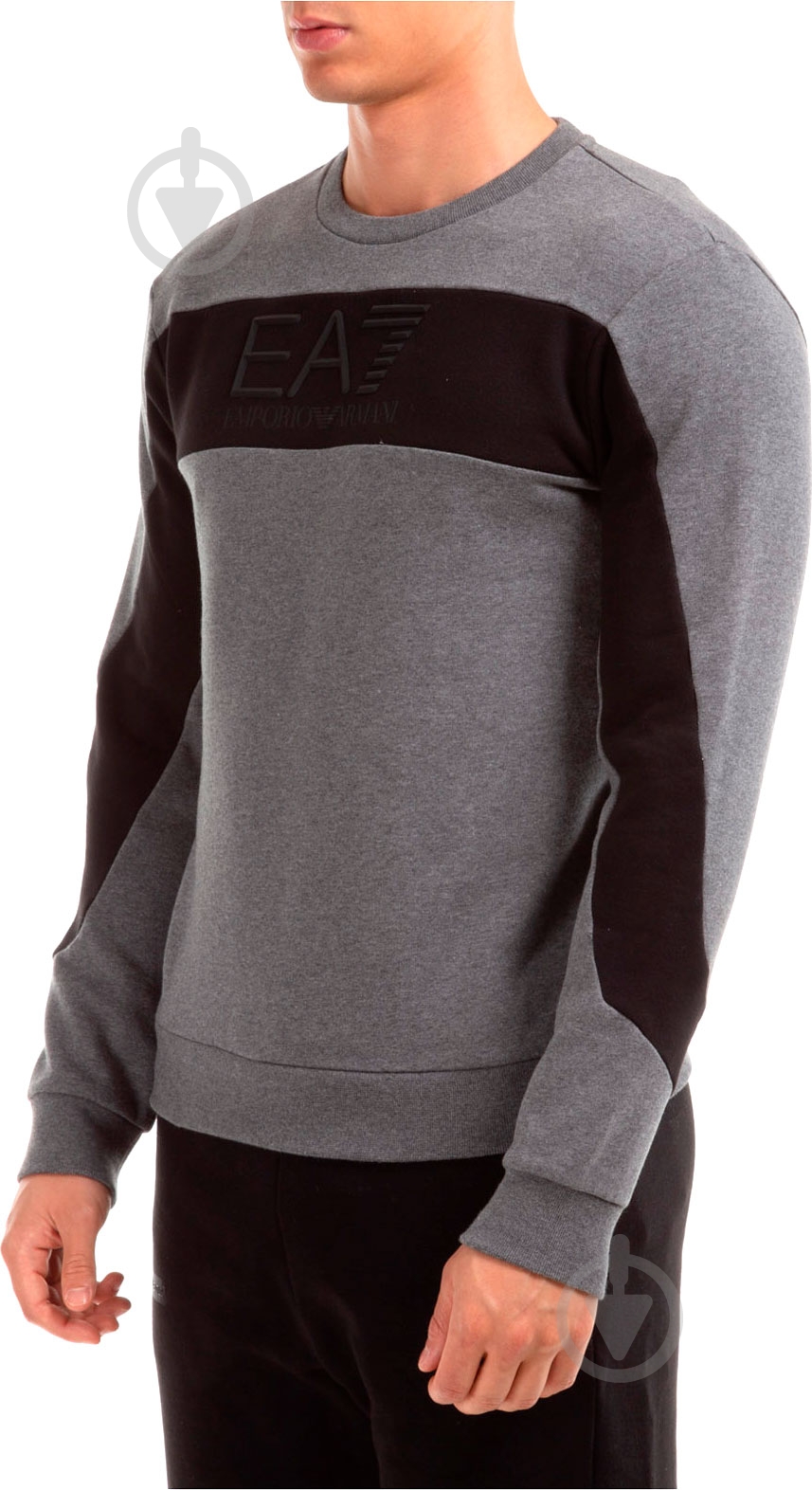 Свитшот EA7 6HPM84-PJ07Z-3925 р. M серый - фото 3 Свитшот EA7 6HPM84-PJ07Z-3925 р. M серый - фото 3