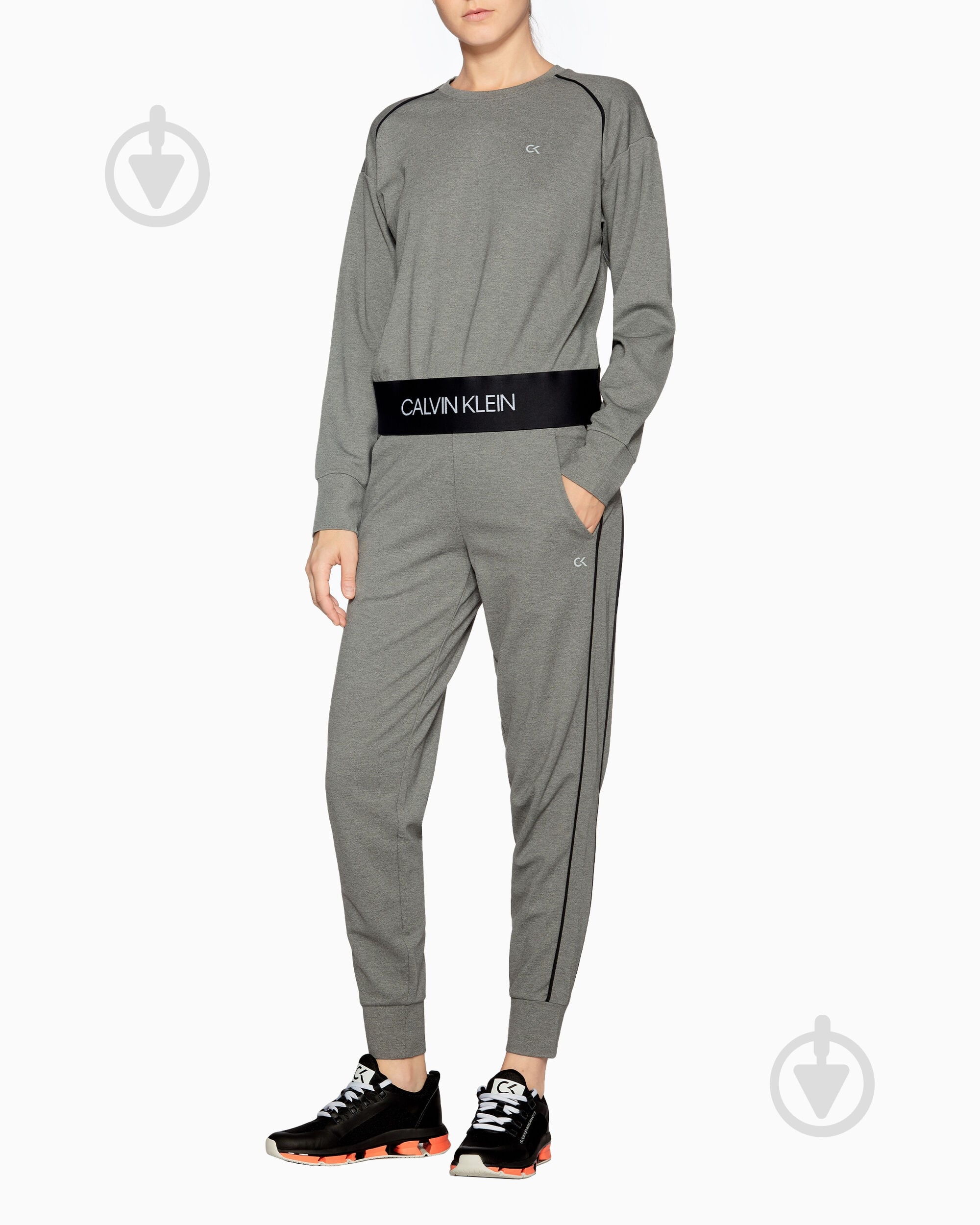 Свитшот Calvin Klein Performance Sweaters 00GWF9W380-077 р. S серый - фото 2