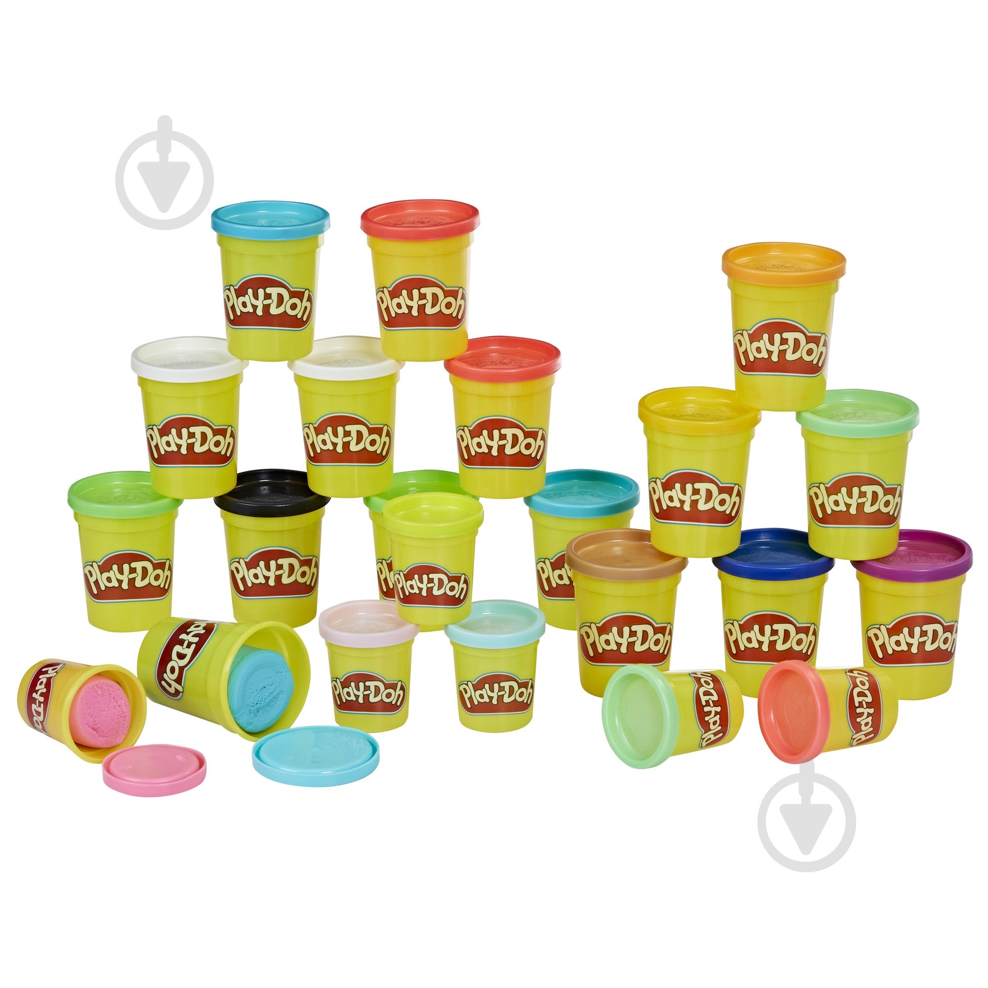 Набір маси для ліплення Play-Doh 28 баночок F2831 - фото 4 Набір маси для ліплення Play-Doh 28 баночок F2831 - фото 4