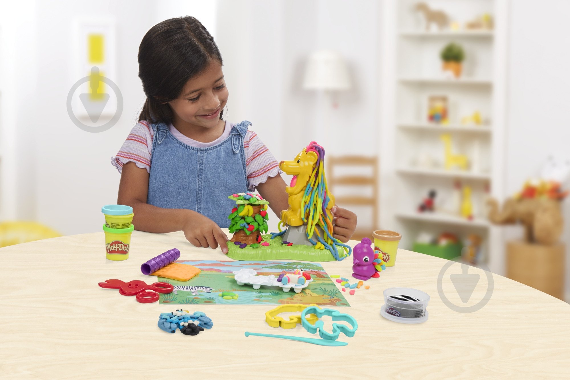 Набір для творчості Play-Doh з масою для ліплення Лев та друзі F7221 - фото 12