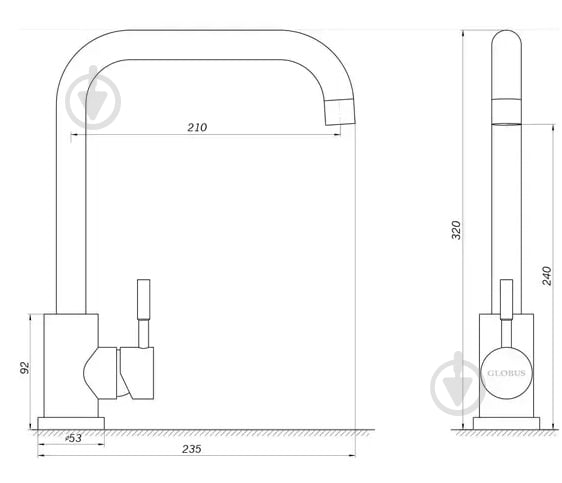 Смеситель для кухни EcoMix SBT3-203L - фото 4
