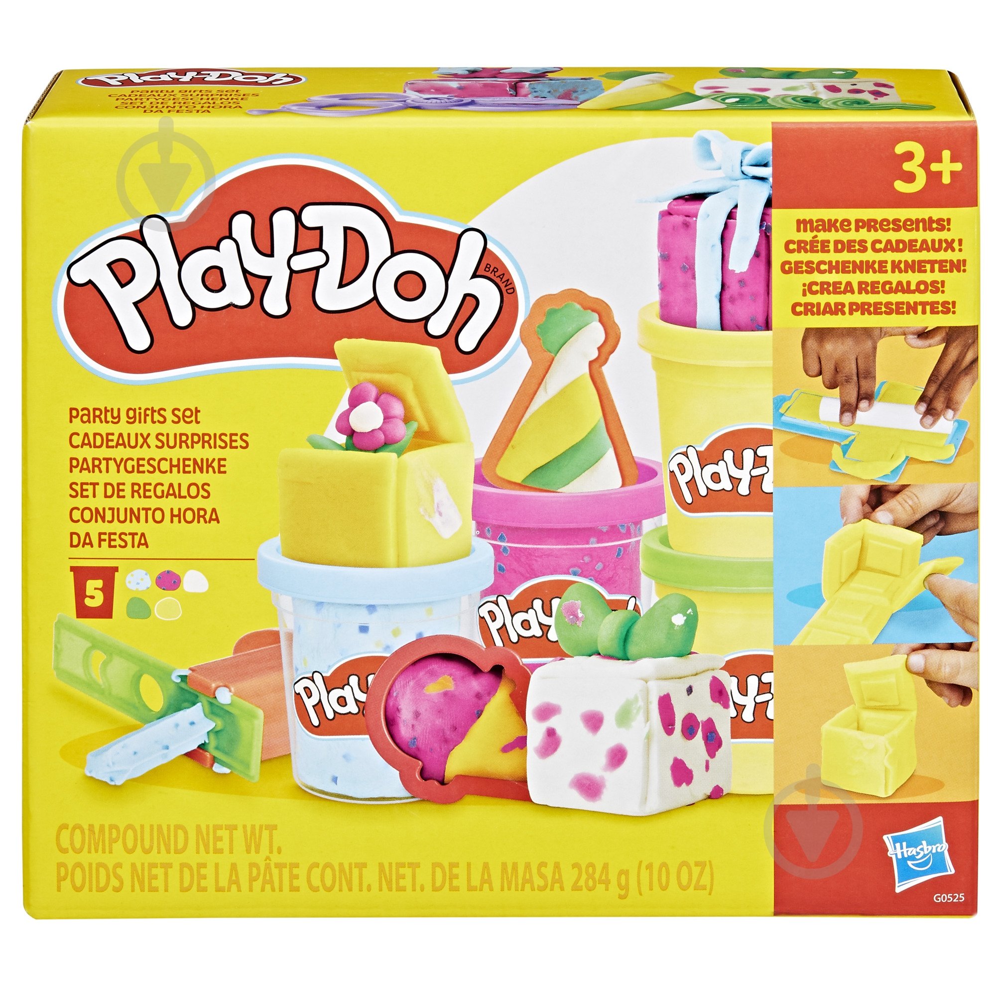 Набір для творчості Play-Doh з масою для ліплення Подарунки для вечірки G0525 - фото 5 Набір для творчості Play-Doh з масою для ліплення Подарунки для вечірки G0525 - фото 5