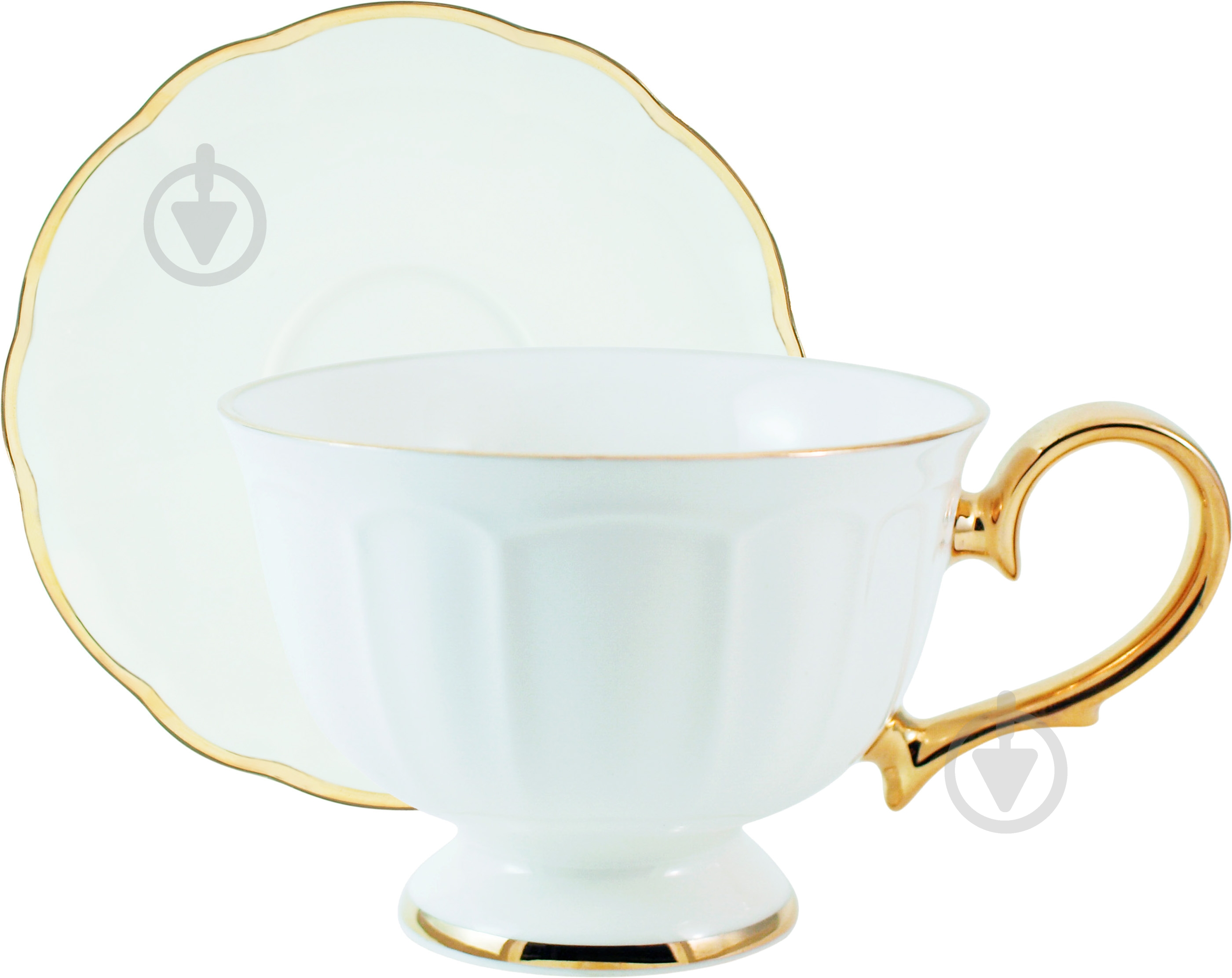 Чашка с блюдцем Fiora Ritz Gold 200 мл - фото 1