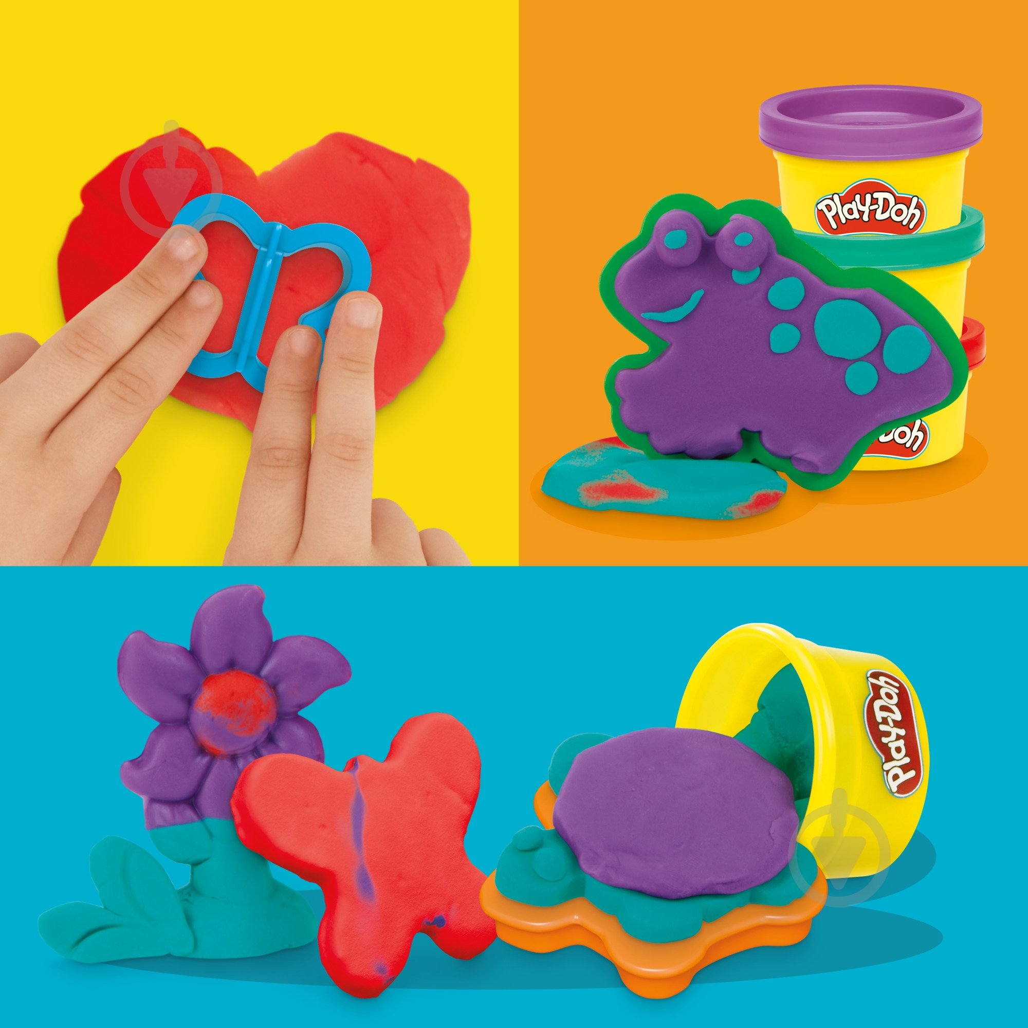 Набір для творчості Play-Doh з масою для ліплення Комахи G1270 - фото 6 Набір для творчості Play-Doh з масою для ліплення Комахи G1270 - фото 6