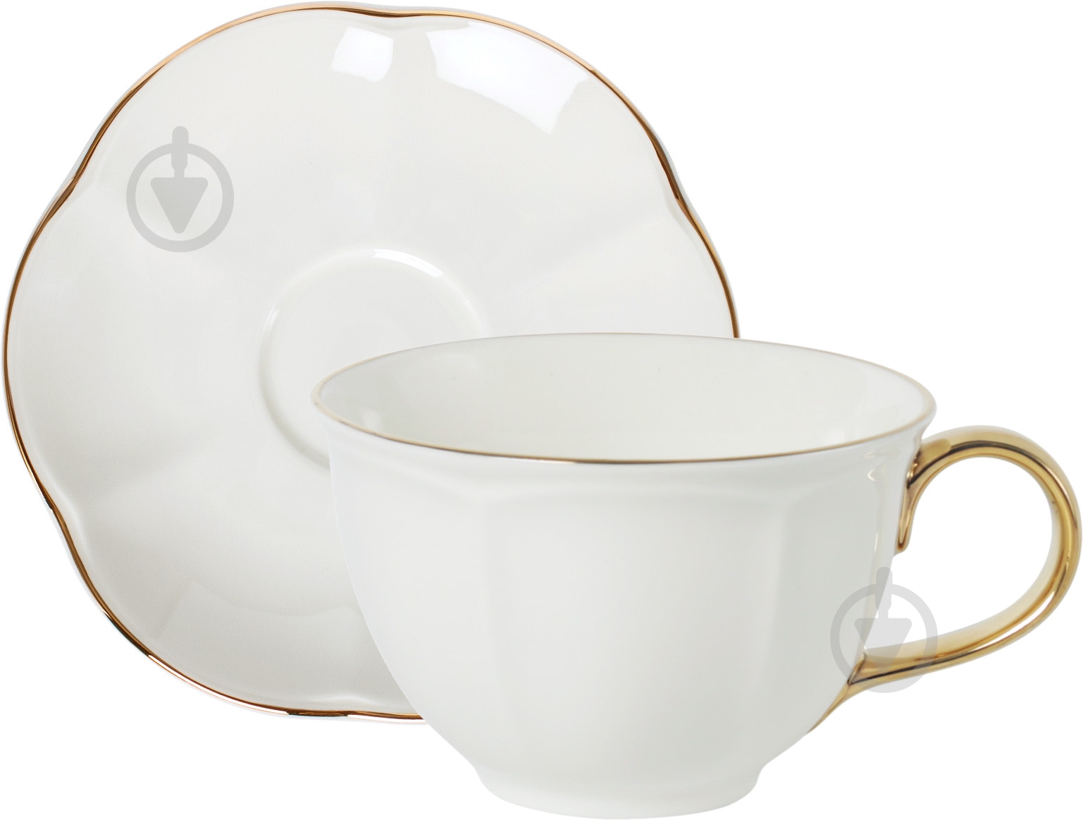 Чашка с блюдцем Fiora Ritz Gold 250 мл - фото 1